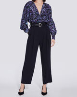 REXO HIGH WAIST RELAXED TROUSERS image number null